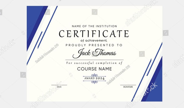 Certificate Design Online