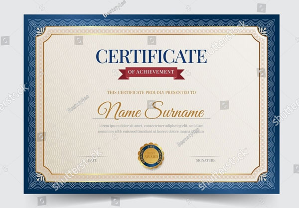 Certificate design Background