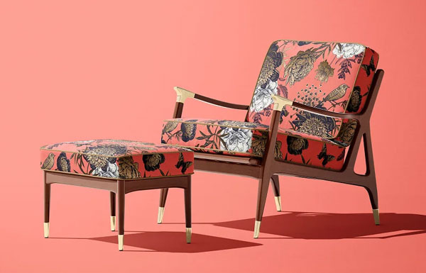 Chair and Ottoman Mockup Set