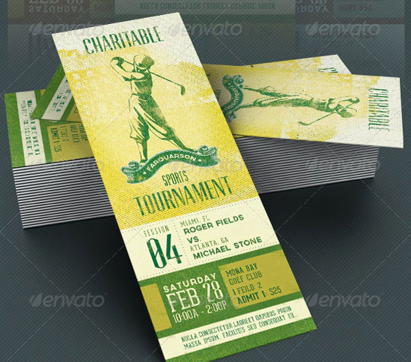 Charitable Ticket Templates – Free & Premium PSD, Vector, EPS, PNG, Ai Downloads