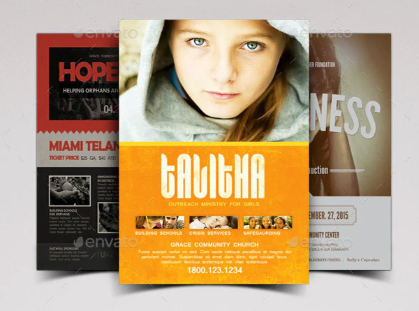 Charity Tour Flyer Template Bundle