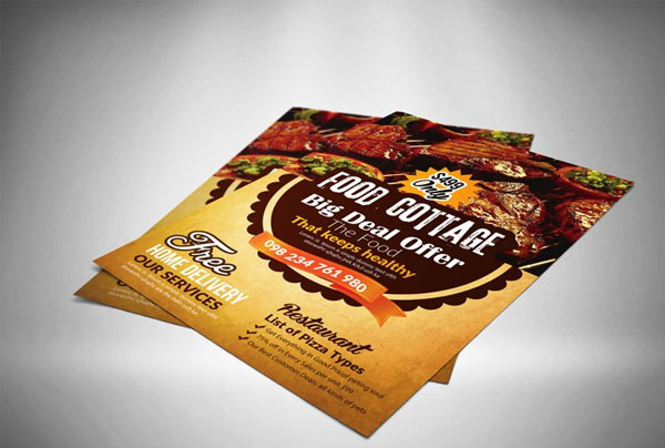 Chicken Wings Food Flyer