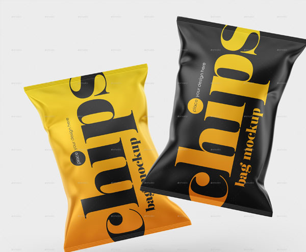 Chips Bag Mockup Set