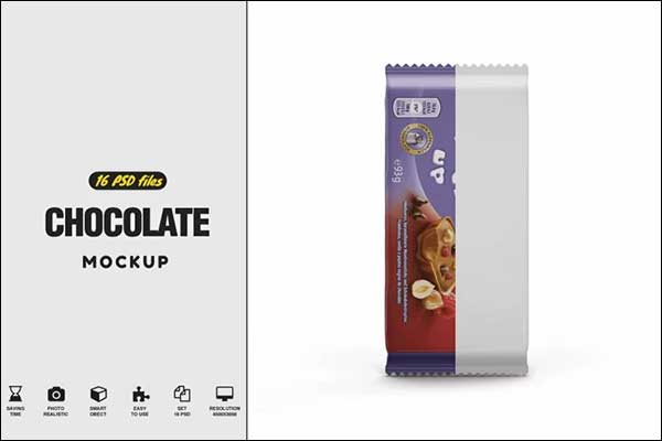 Chocolate Mockup Template