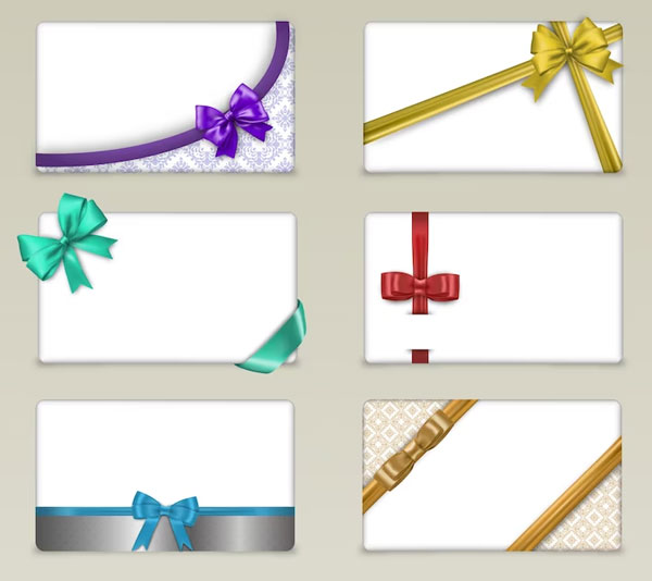 Christmas Black and Gold Gift Cards