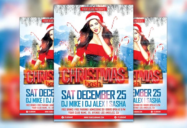 Christmas Sale Flyer Design Templates