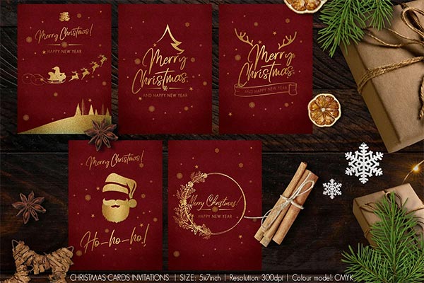 Classy Christmas Invitations