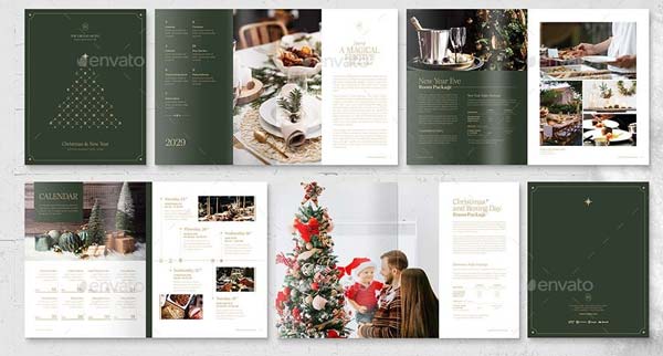 Christmas Event Brochure Design Templates