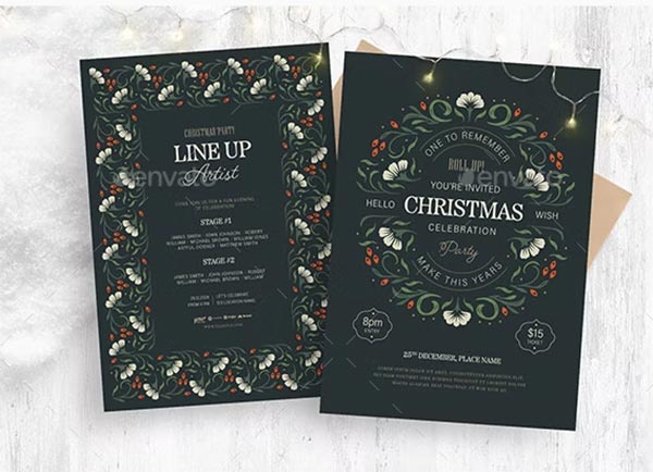 Christmas Flyer Template PSD