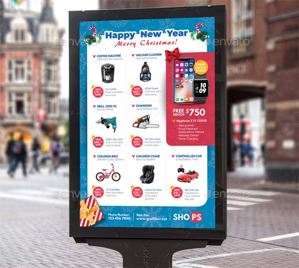 Christmas Products Poster Templates