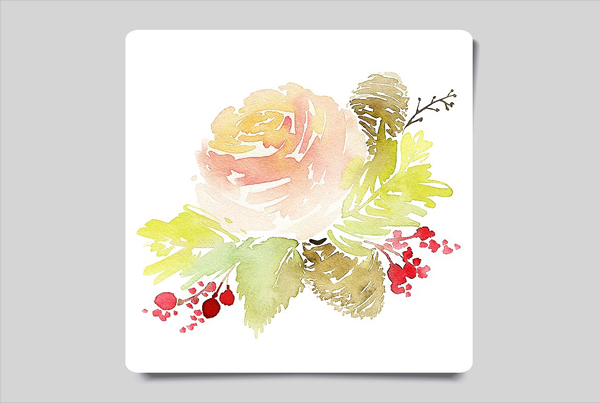 Christmas Watercolor Greeting Cards