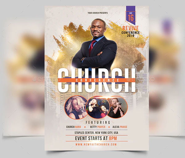 Church Event or Conference Flyer Template