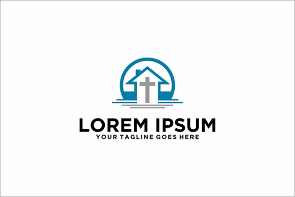 Church Building Worship Logo Design