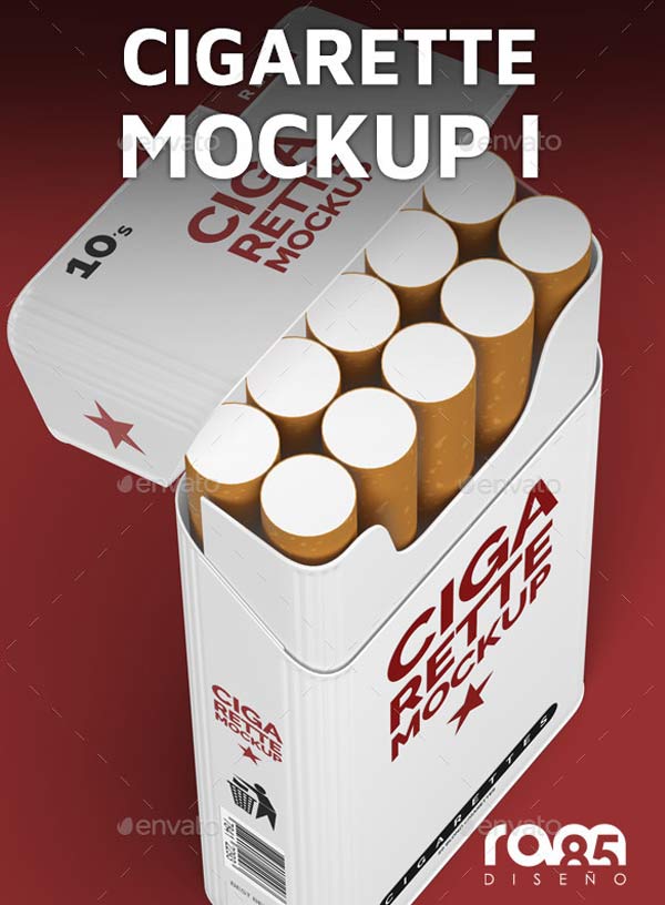 Cigarette Pack Mockup Free