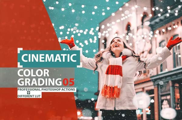 Cinematic Color Grading Photoshop Actions