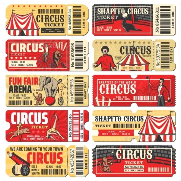 Download Carnival Ticket Invitation Design