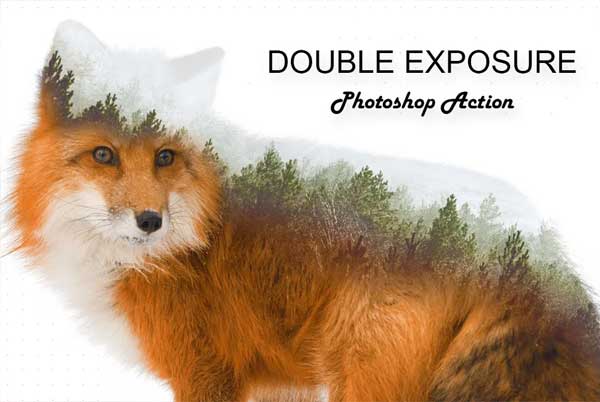 Clean Double Exposure Photoshop Action