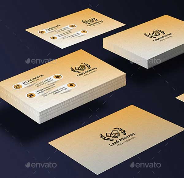 Client Lawyer Business Card Templates