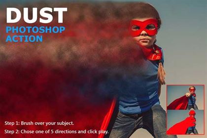 Cloud and Dust Photoshop Action