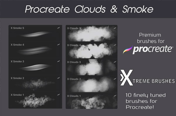 Clouds And Smoke Brushes