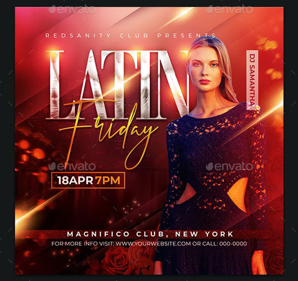 Club Party Instagram Flyers