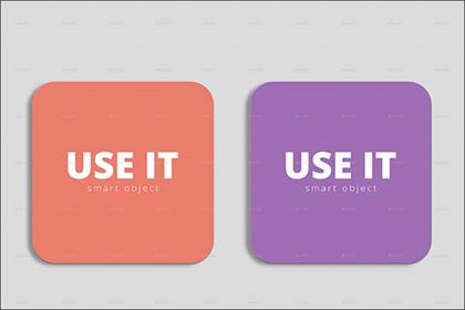 Coaster Mockups Design