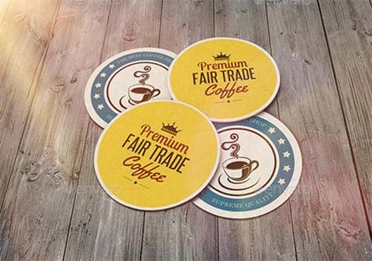 Coaster PSD Mockups