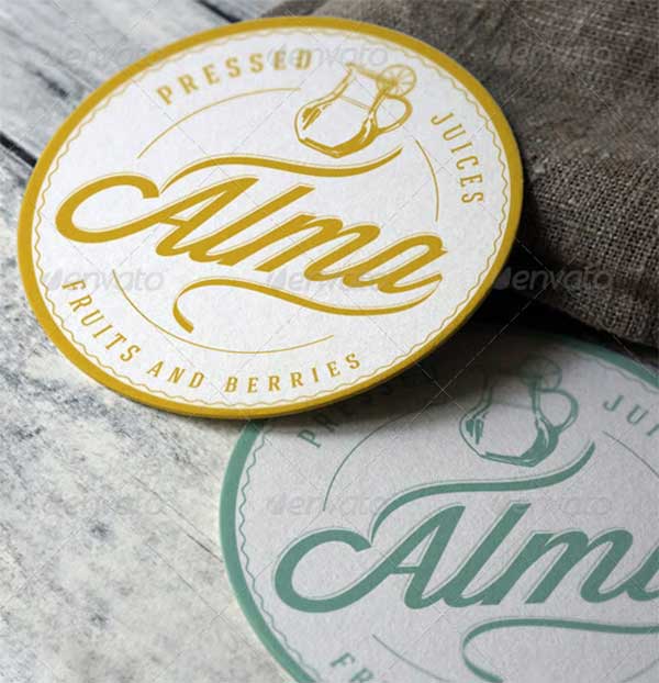 Best Round Coaster Mockups – Professional Round Mockup Layouts for Promotional Events | PSD & Vector Formats