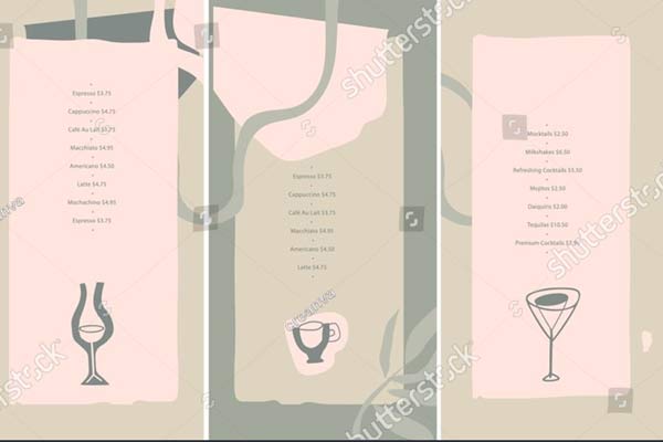 Cocktail Menu Templates
