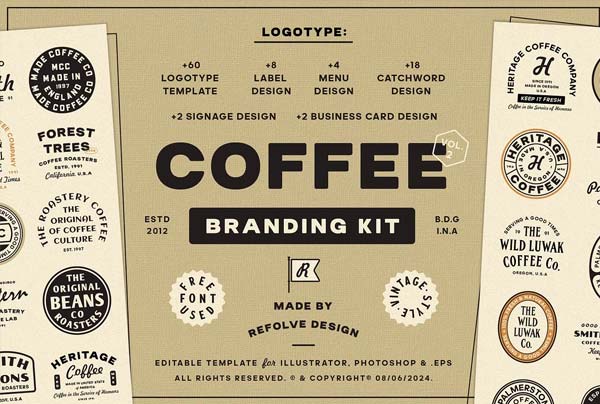 Coffee Branding Kit Templates