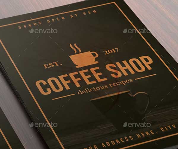 Coffee Shop Flyer and Poster Template