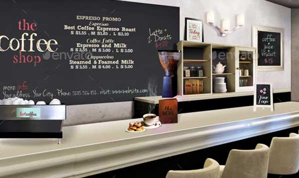 Coffee Shop Flyer Customize Template