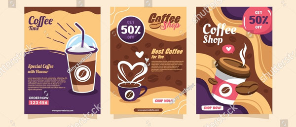 Coffee Shop Flyer Templates Free Vector Download
