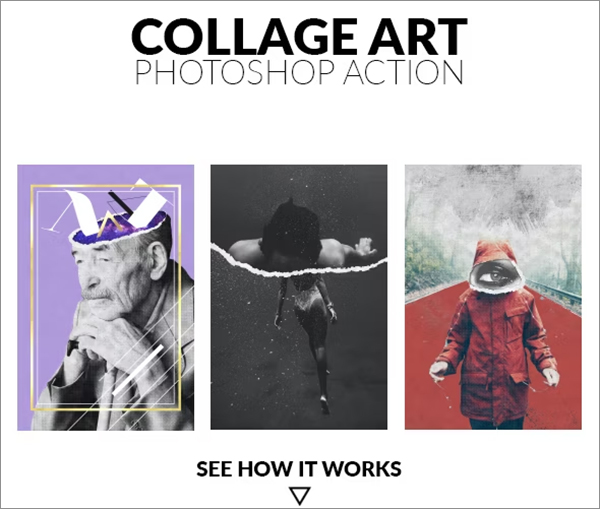 Polygons Photo Collage Templates