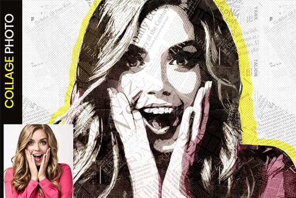 Collage Photo Photoshop Action