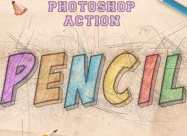 Pencil Sketch Photoshop Actions