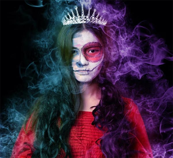 Colored Smoke Photoshop Action