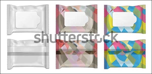Colorful Wet Wipes Mockups