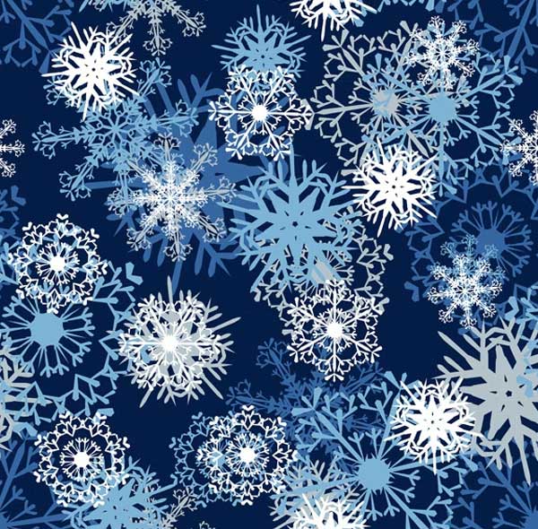 Colorful Snowflake Patterns