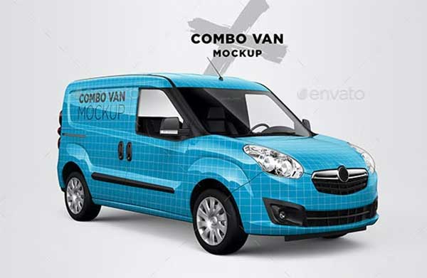 Combo Panel Van Mockup