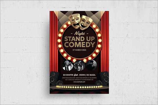 Comedy Night Flyer Template