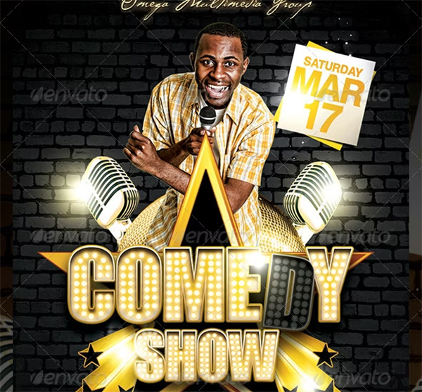 Premium Best Comedy Show Flyer Templates