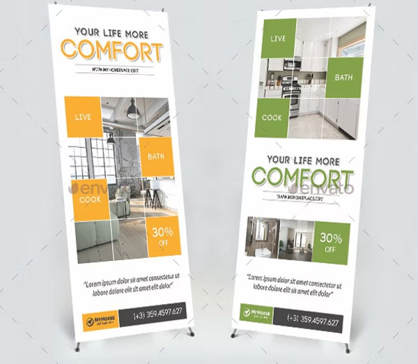 Comfort Interior Design Banner