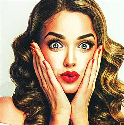 Comic Oil Paint Photoshop Actions Templates