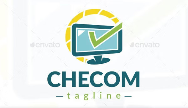 Computer Check Logo Templates