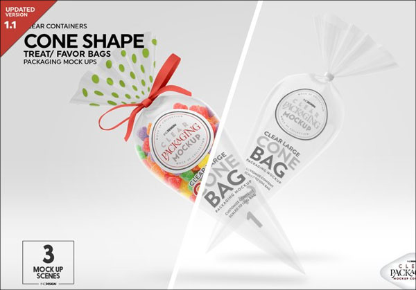 Cone Packaging Mockup