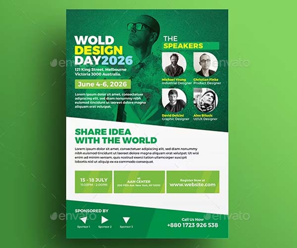 Conference Event Flyer Template