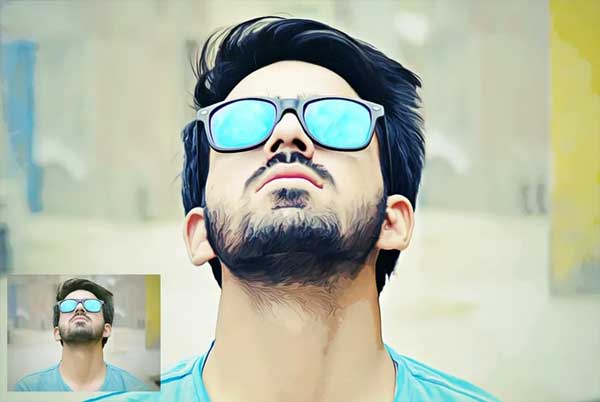 Cool Painting Photoshop Action Templates