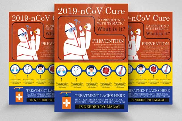 Corona Virus Prevention Design Flyer