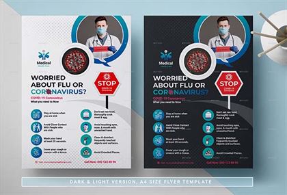 Coronavirus Campaign Flyer Template